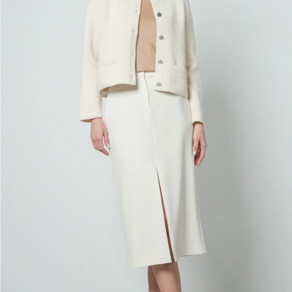 Theory Cream Button-Up Cardigan - Picture 4 of 5